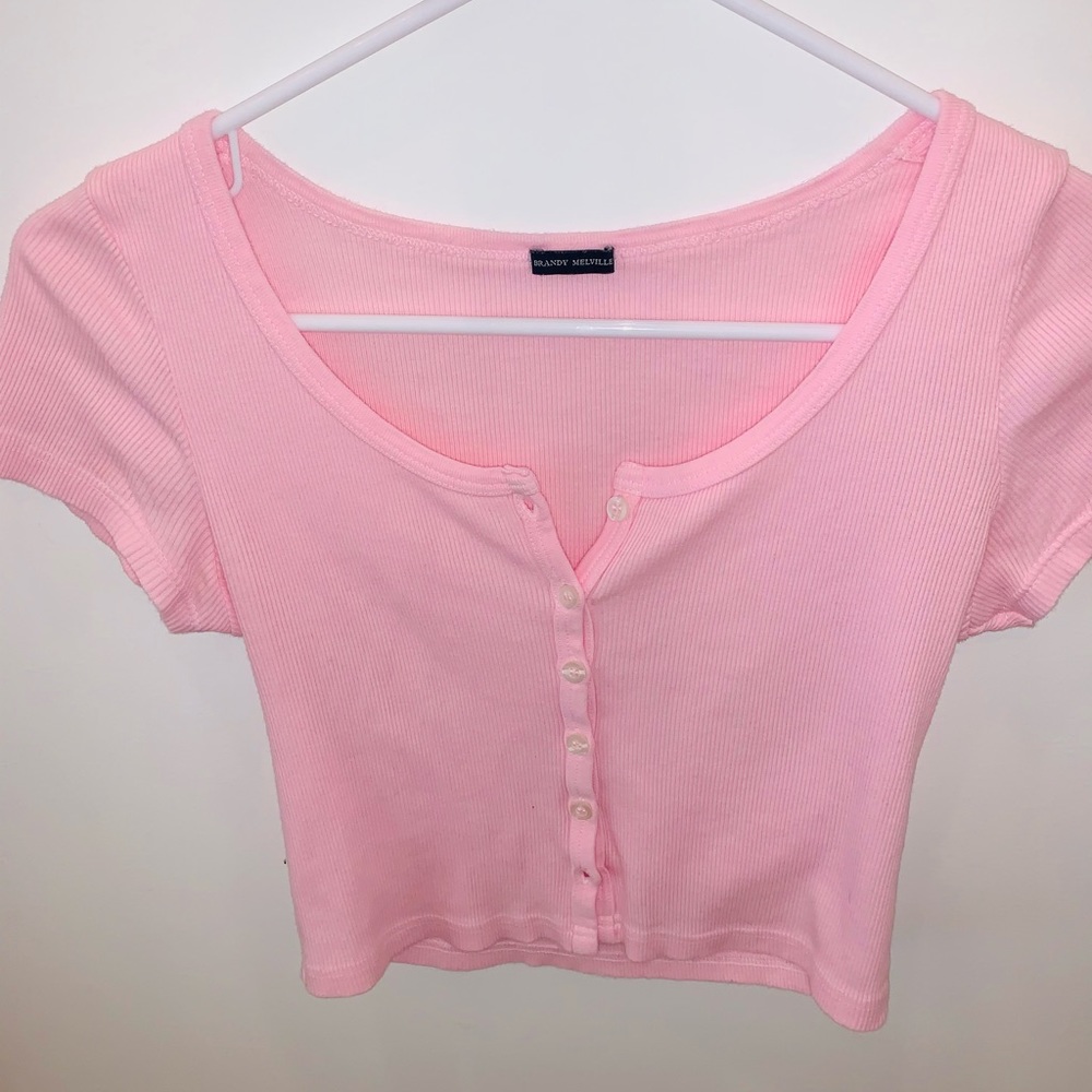Brandy Melville Pink Top